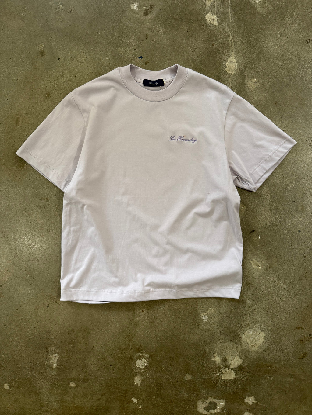 AW25 Les Hommeboys Script Embroidery (Lilac)