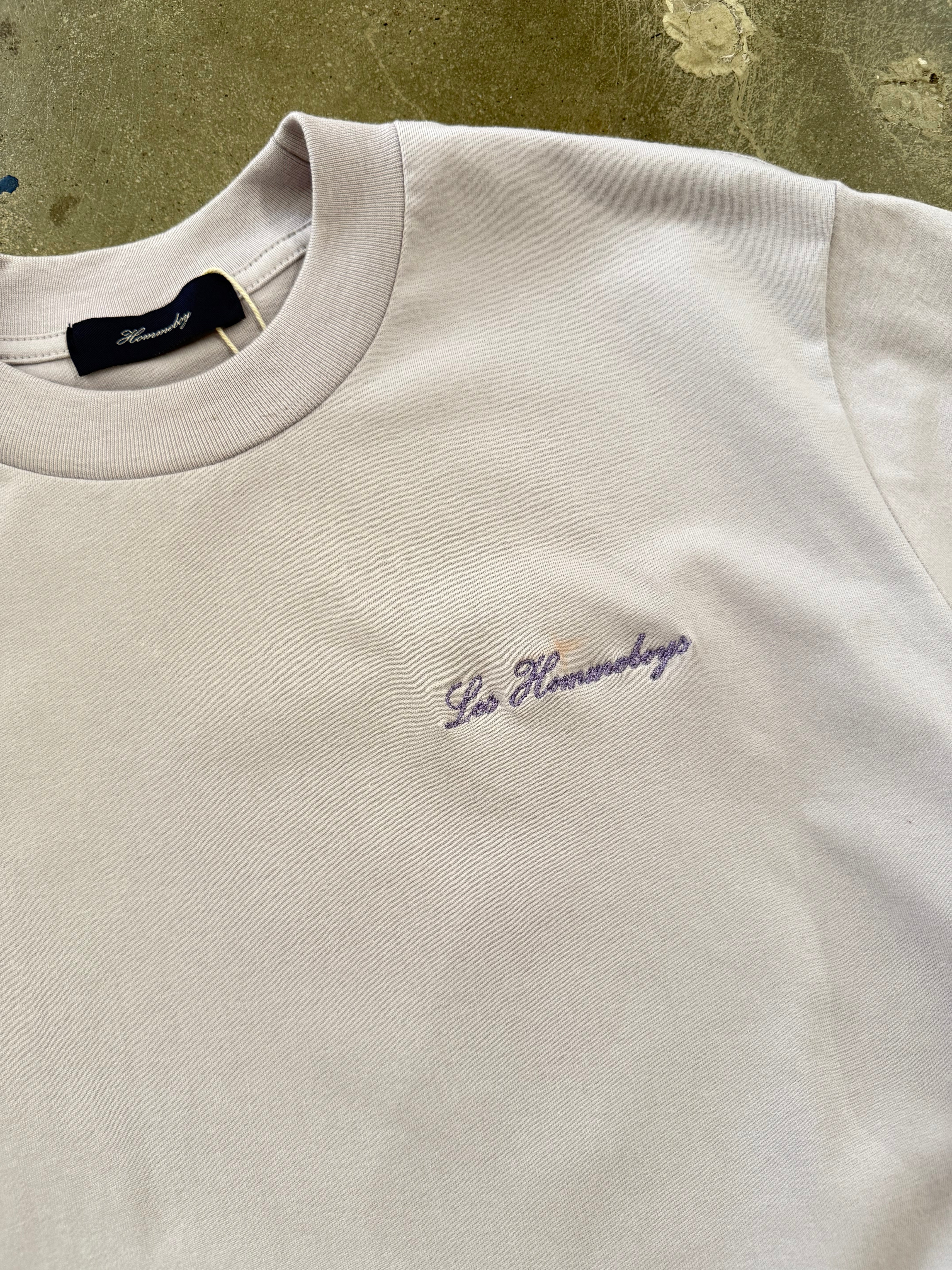 AW25 Les Hommeboys Script Embroidery (Lilac)