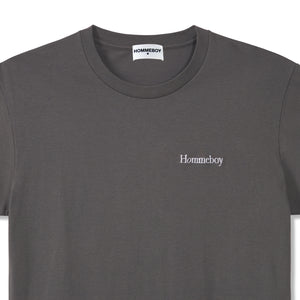 SS24 Embroidered Tee (Charcoal)